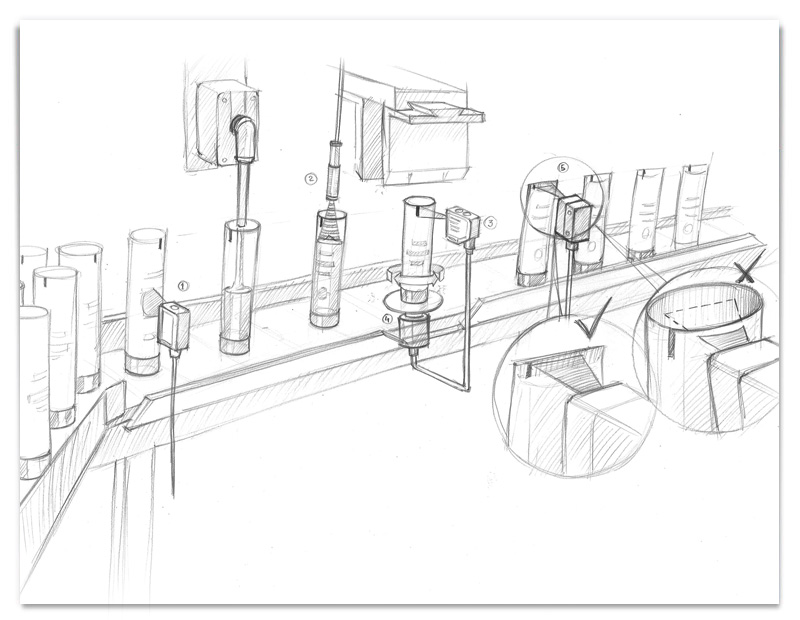 Tubenfüllmaschine Skizze