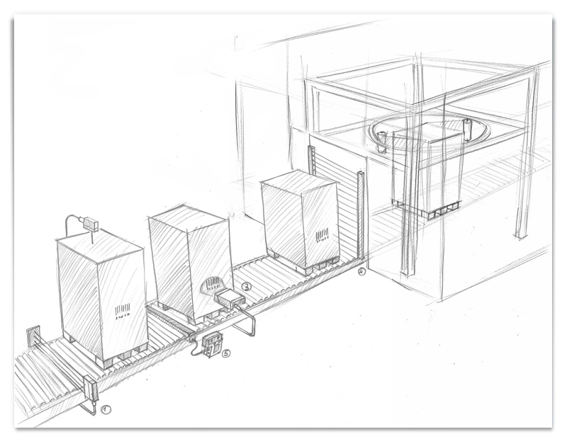 Folienwickler Skizze