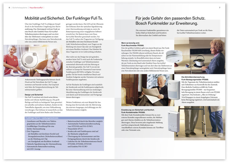 Haus-Service-Ruf Produktbroschüre