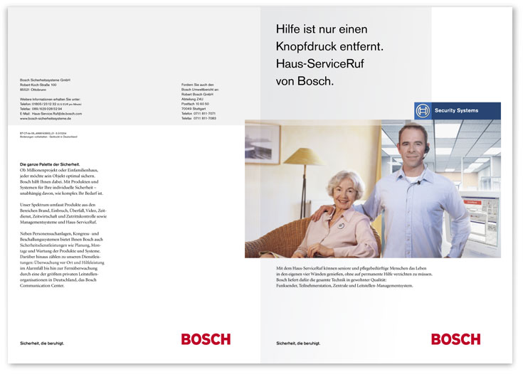Haus-Service-Ruf Produktbroschüre