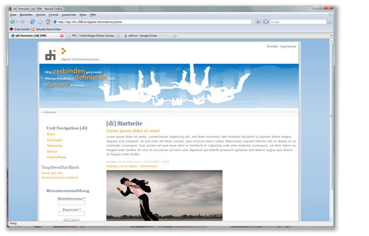Startseite Beispiel B