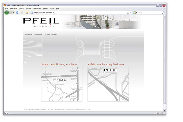 Anfahrt Pfeil GmbH
