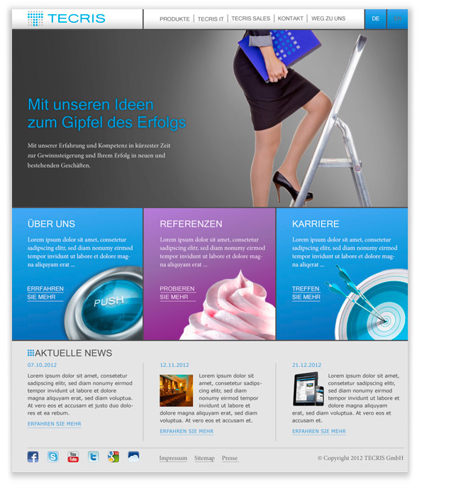 TECRIS GmbH Homepage